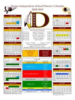 donna isd calendar